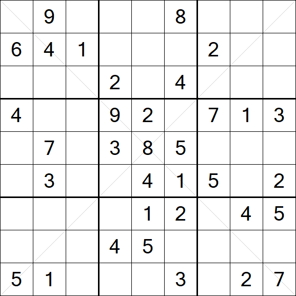 Sudoku X - Medium