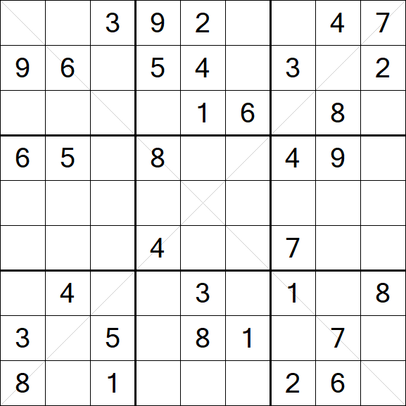 Sudoku X - Mittel