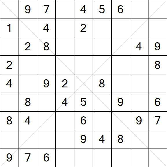 Sudoku X - Medio