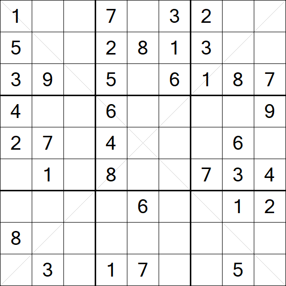 Sudoku X - Médio