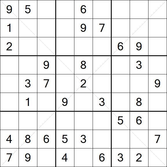Sudoku X - Mittel