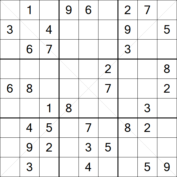 Sudoku X - Mittel