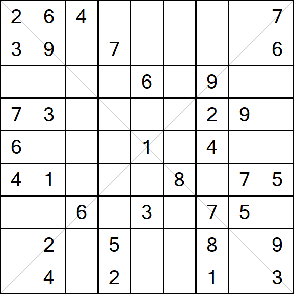 Sudoku X - Mittel