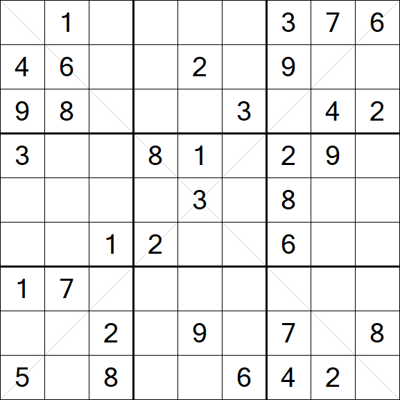 Sudoku X - Mittel