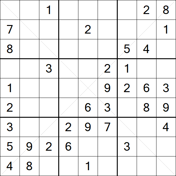 Sudoku X - Medium
