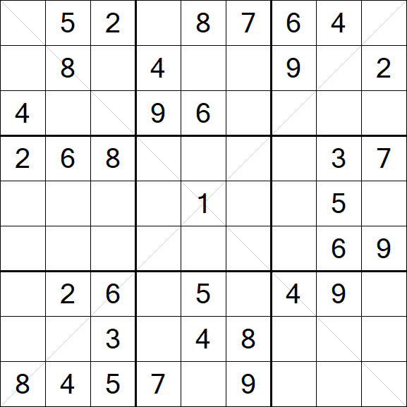 Sudoku X - Medium