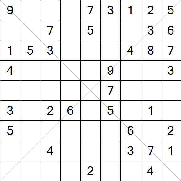 Sudoku X - Medium