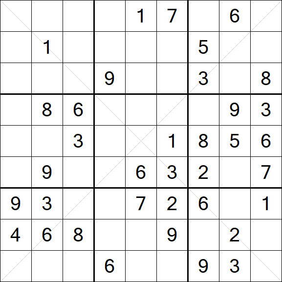 Sudoku X - Medium