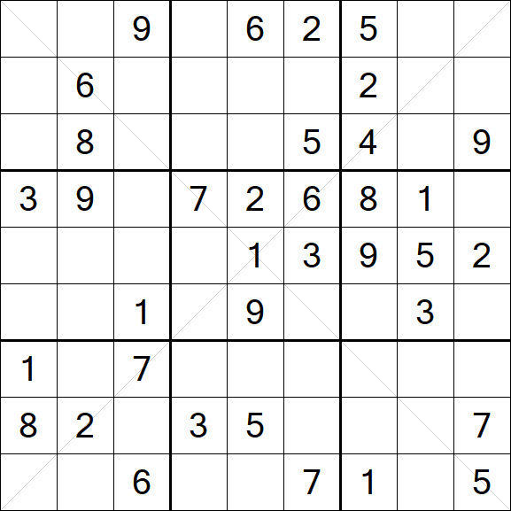 Sudoku X - Medium