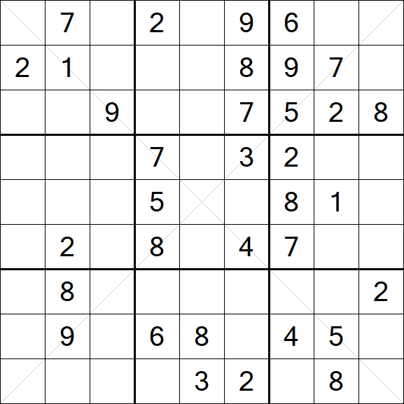 Sudoku X - Medium
