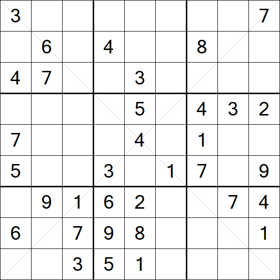 Sudoku X - Medium