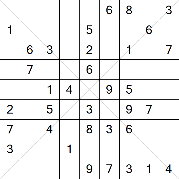 Sudoku X - Medium