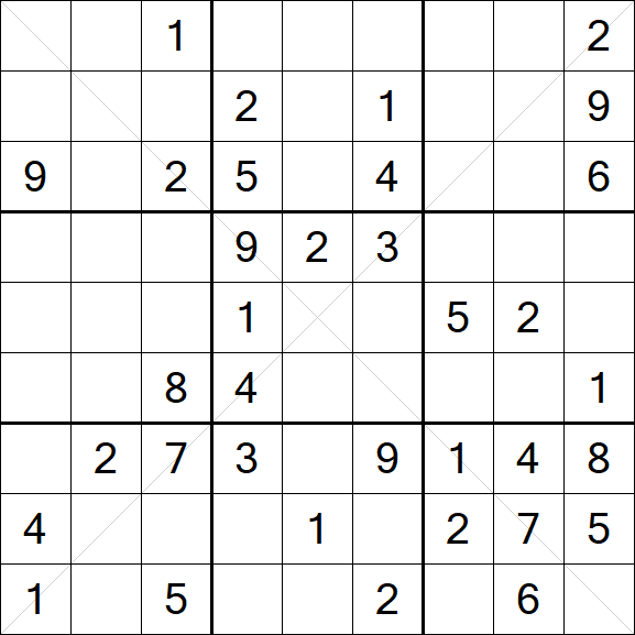 Sudoku X - Medium