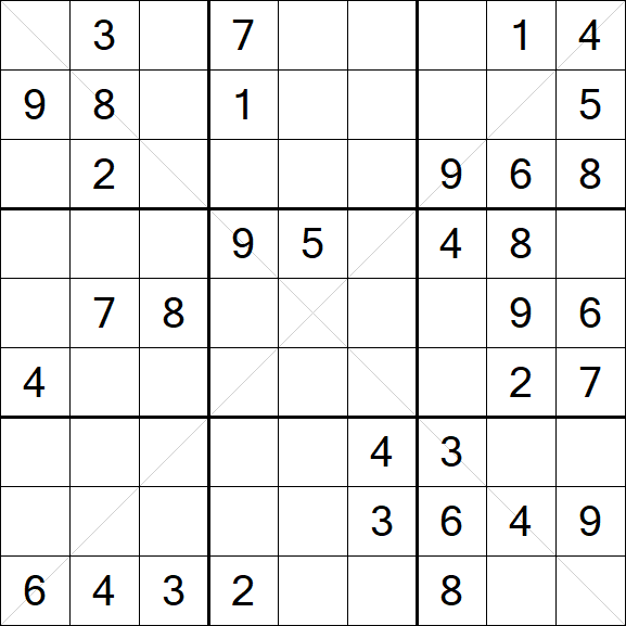 Sudoku X - Medium