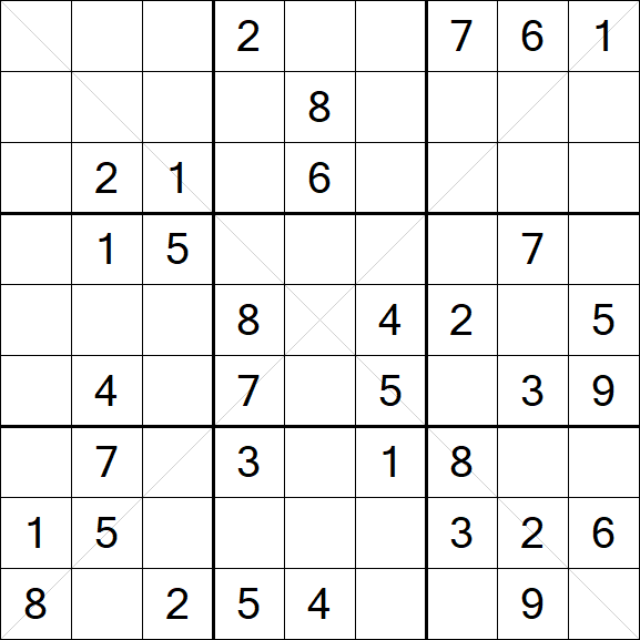 Sudoku X - Medium