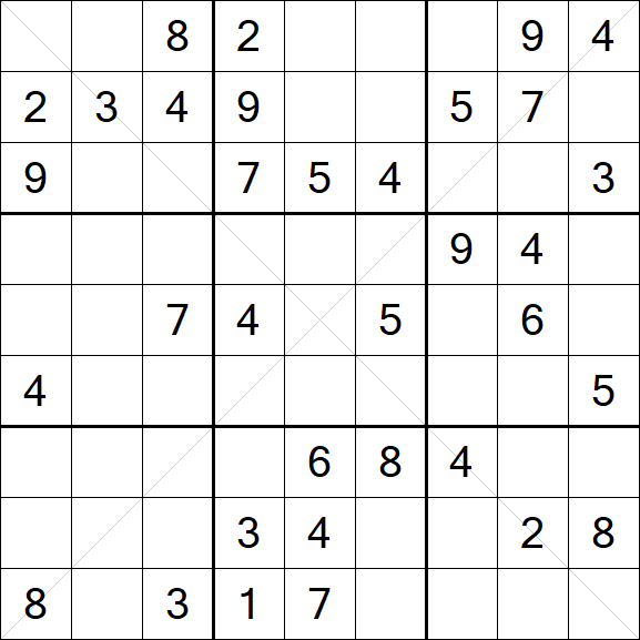 Sudoku X - Medium