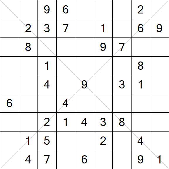 Sudoku X - Medium