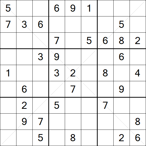 Sudoku X - Medium
