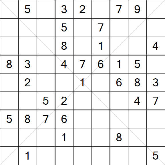 Sudoku X - Medium