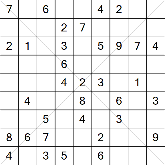 Sudoku X - Medium