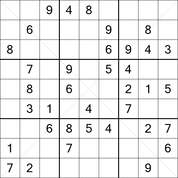 Sudoku X - Medium