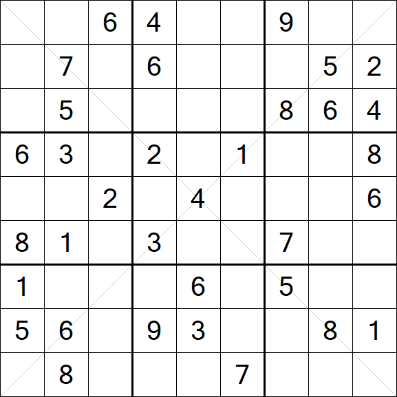Sudoku X - Medium