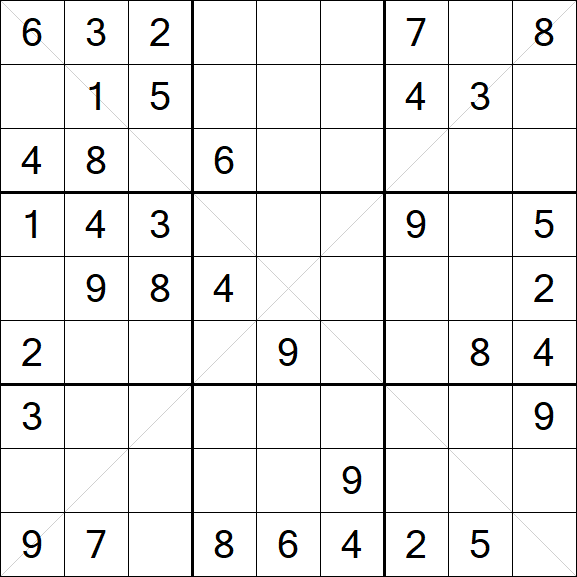 Sudoku X - Medium