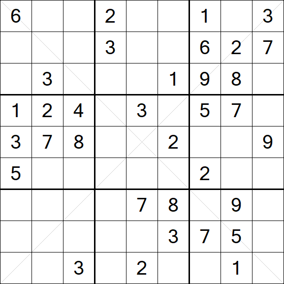 Sudoku X - Medium