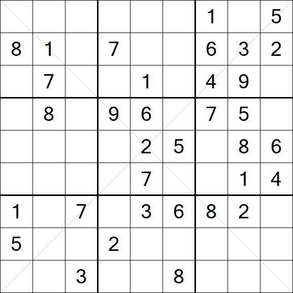 Sudoku X - Medio