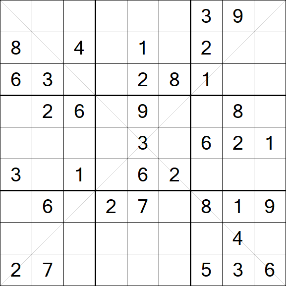 Sudoku X - Mittel