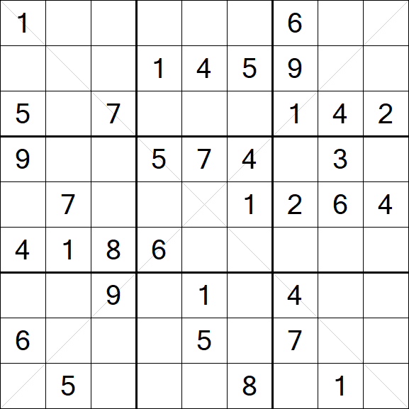 Sudoku X - Medium