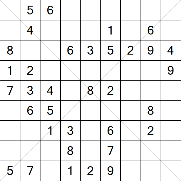 Sudoku X - Medium