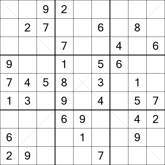 Sudoku X - Medium