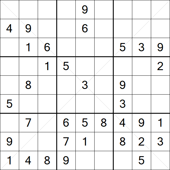 Sudoku X - Medium