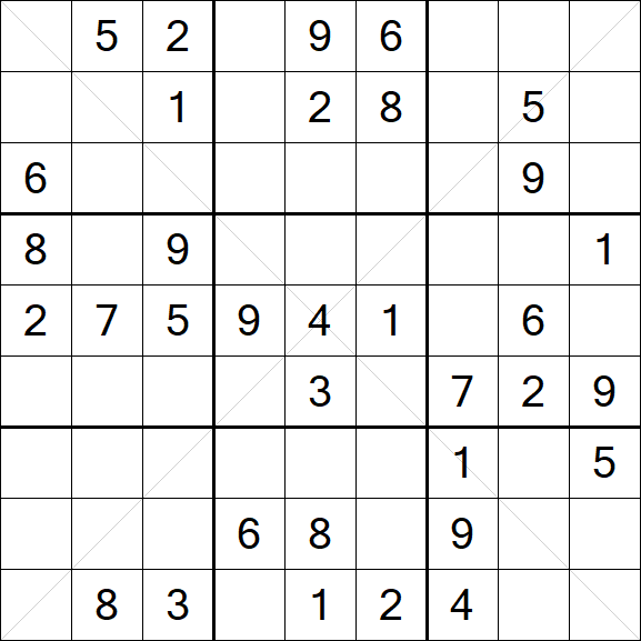 Sudoku X - Medium