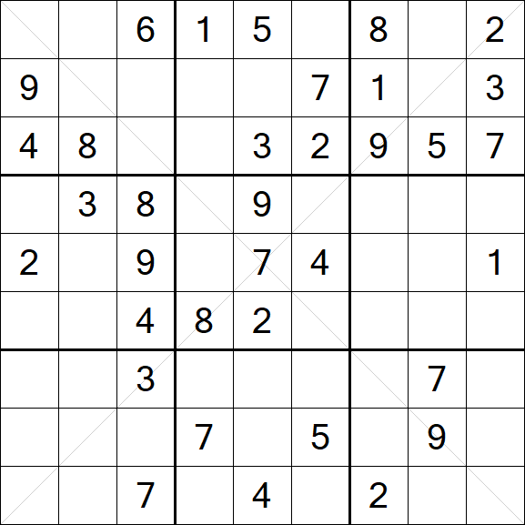 Sudoku X - Medium