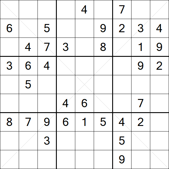 Sudoku X - Medium