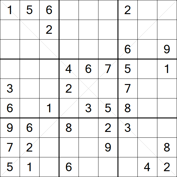 Sudoku X - Medium