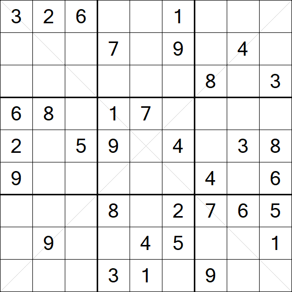 Sudoku X - Medium