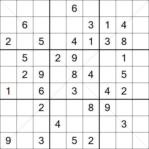Sudoku X - Medium