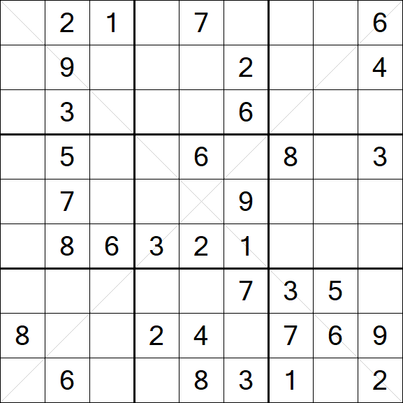 Sudoku X - Medium
