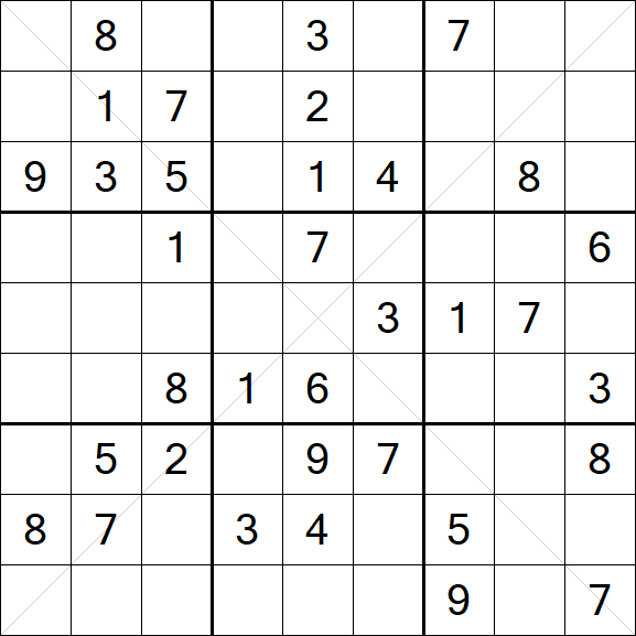 Sudoku X - Medium