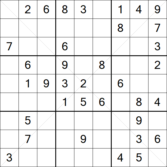 Sudoku X - Medium
