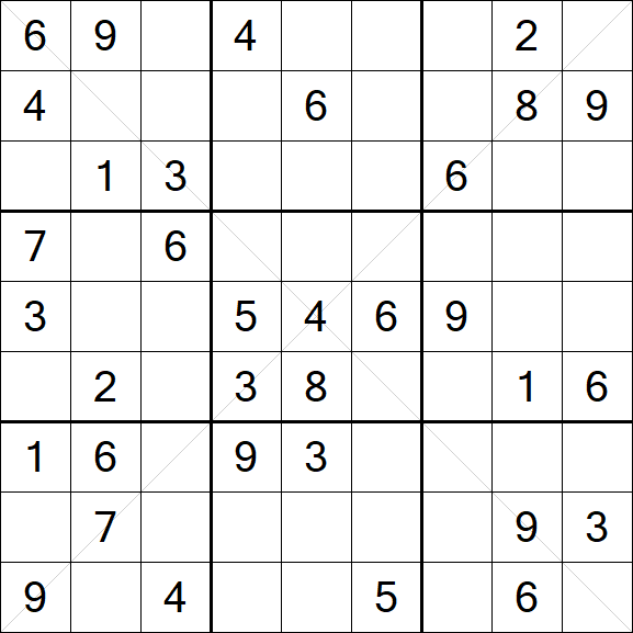 Sudoku X - Medium