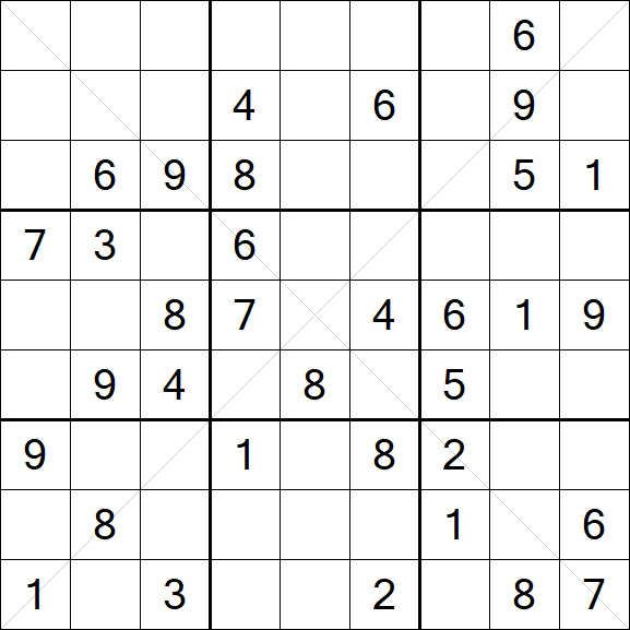 Sudoku X - Medium