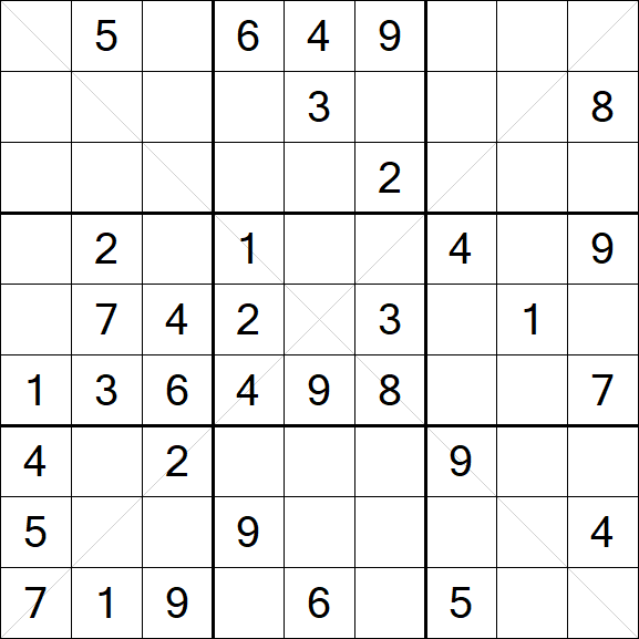 Sudoku X - Medium