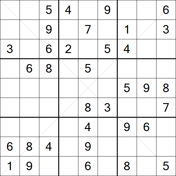 Sudoku X - Medium