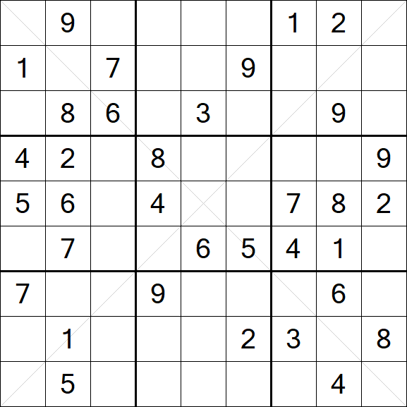Sudoku X - Medium