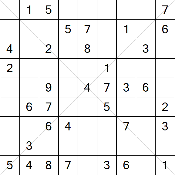 Sudoku X - Medium