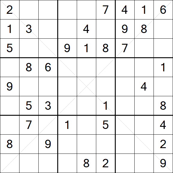 Sudoku X - Medium